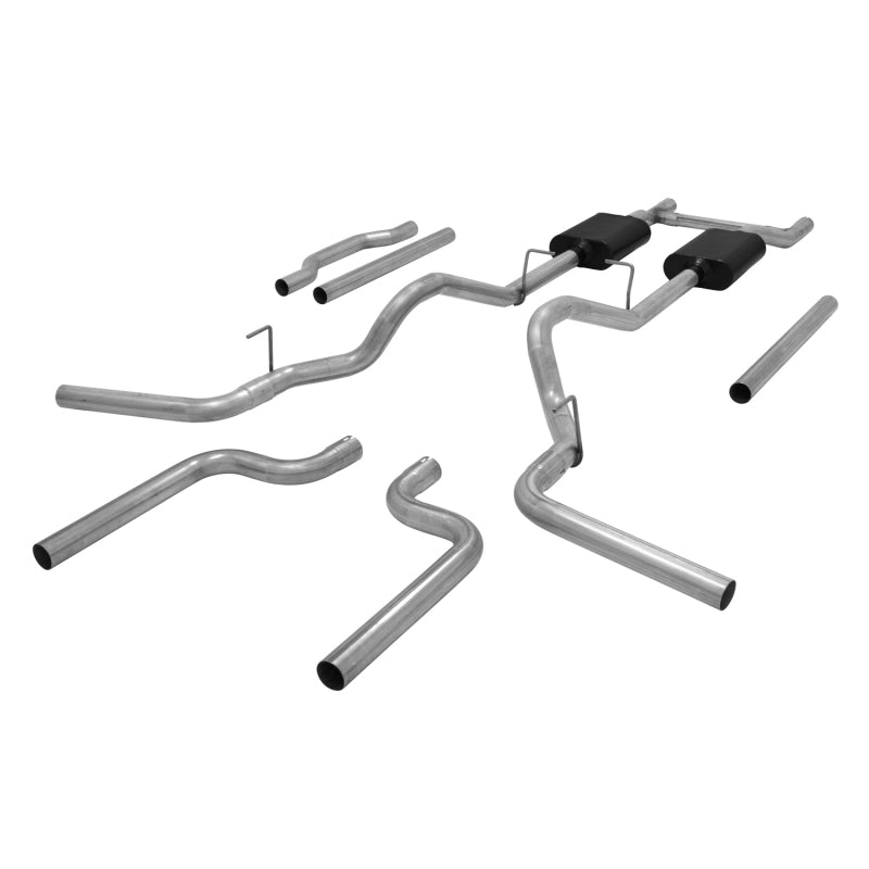 Flowmaster 73-74 GM C10/C20 American Thunder Header-Back Exhaust System - 17742