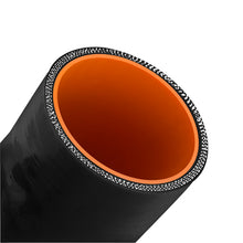 Load image into Gallery viewer, Mishimoto 3.0in Black Silicone Coupler w/ 1/8in NPT Bung - MMCP-30NPTBK