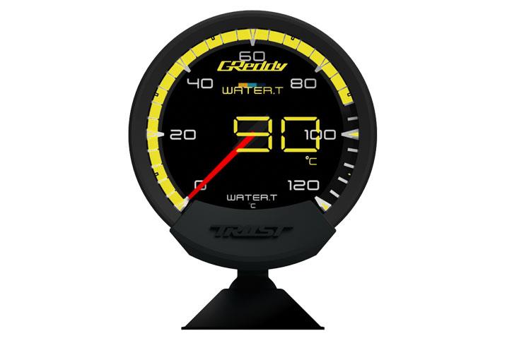GReddy Sirius Unify Water Temperature Gauge Set (Sirius Meter w/Water Temp Sensor Set & Vision Disp) - 16001741
