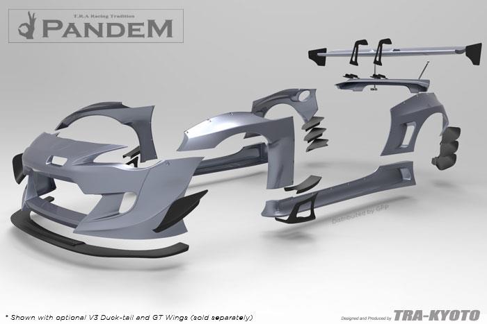 GReddy Scion FR-S Pandem Wide Body V3 Front Splitter - 17010272