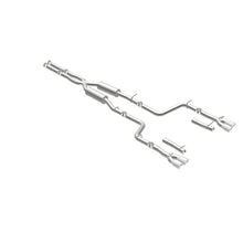 Load image into Gallery viewer, MagnaFlow Cat-Back, SS, 2.5in, Quad Split Rear 3.5in Tip 2015 Dodge Challenger 3.6L V6 - 19217