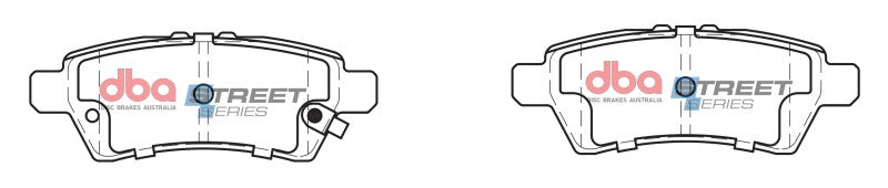 DBA 04-12 Nissan Pathfinder 4.0L Street Series Rear Brake Pads - DB1919SS