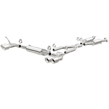 Load image into Gallery viewer, MagnaFlow Cat Back, SS, 2.5in, Quad Split Polish 4in tip 14-15 Jeep Grand Cherokee 3.6L/5.7L V6/V8 - 19193