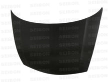 Load image into Gallery viewer, Seibon 06-08 Honda Civic 4 Door JDM / Acura CSX (FD1/2/3/5) OEM Carbon Fiber Hood - HD0607HDCV4DJ-OE