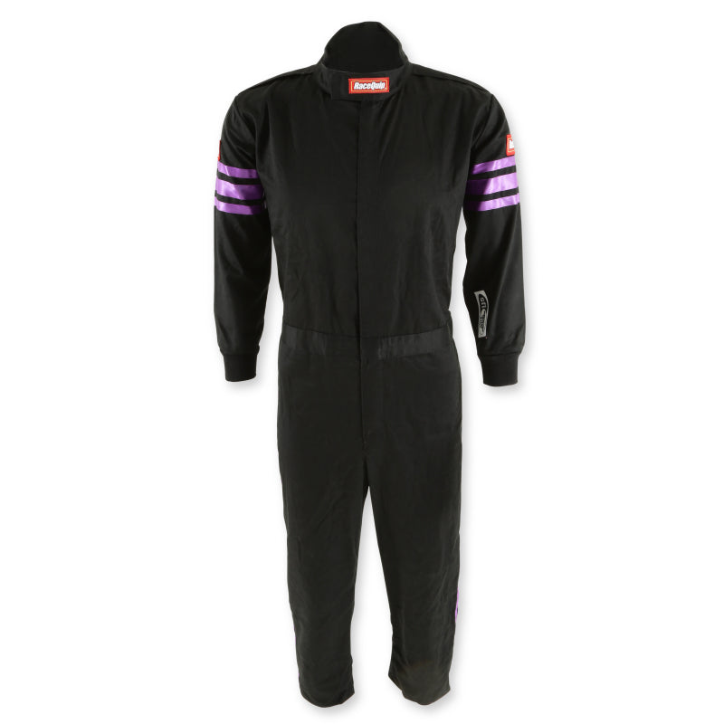 RaceQuip Purple Trim SFI-1 JR. Suit - Kids XSM - 1950591RQP