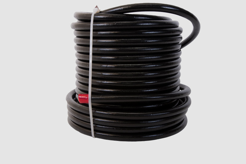 Aeromotive PTFE SS Braided Fuel Hose - Black Jacketed - AN-06 x 8ft - 15322