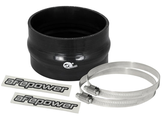 aFe Magnum FORCE 4.75in ID 3in L Straight Reducing Bellow Coupler - Black - 59-00040