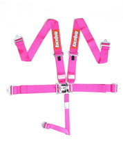 Load image into Gallery viewer, RaceQuip Pink L &amp; L 5pt Seat Belt - 711081