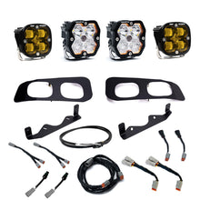 Load image into Gallery viewer, Baja Designs 2023+ Ford Super Duty Squadron Sport/SAE 2.0 Dual Fog Pocket Kit (SAE Fog) - Baja Amber - 440032UP