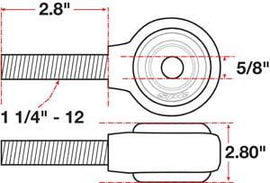 SPC Performance xAxis Rod End Ball Joint