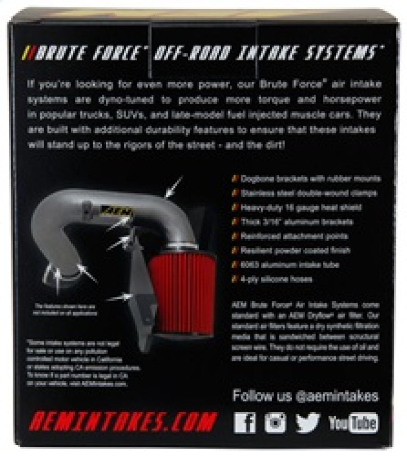 AEM 3 in x 5 in Dryflow Air Filter - 21-203BF