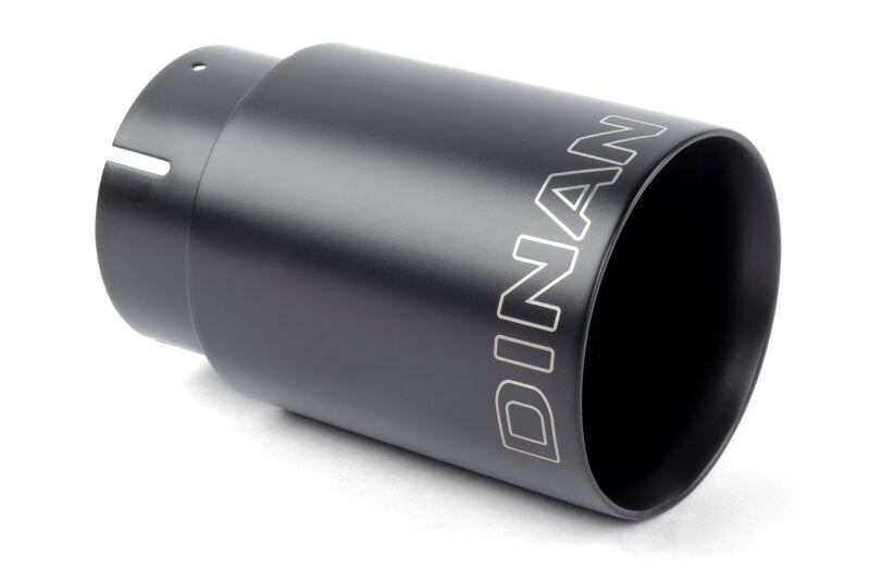 Dinan Double-Walled 4in Clamp-On Exhaust Tip - Black - 4in Outlet / 3.25in Inlet - D663-0574-BOX