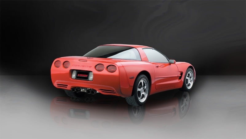 Corsa 1997-2004 Chevrolet Corvette C5 Z06 5.7L V8 Black Xtreme Cat-Back + XO Exhaust - 14962BLK