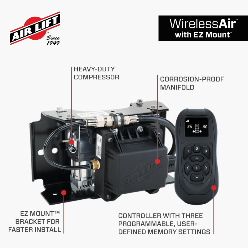 Air Lift Wireless Air Control System V2 w/EZ Mount - 74000EZ
