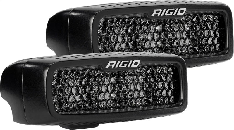 Rigid Industries SR-Q Series PRO Midnight Edition - Spot - Diffused - Pair - 905513BLK