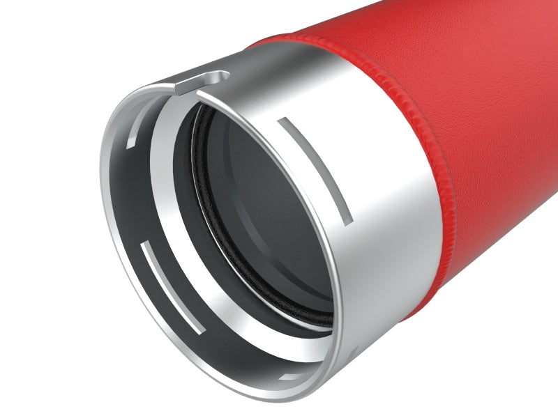 aFe 23-25 Ford F250/F350 Super Duty V8-6.7L BladeRunner Aluminum Hot & Cold Charge Pipe Kit - Red - 46-20684-R
