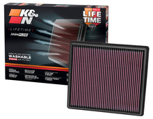 Load image into Gallery viewer, K&amp;N Replacement Air Filter - Panel for 13 Chevrolet Malibu 2.5L/2.0L - 33-2497