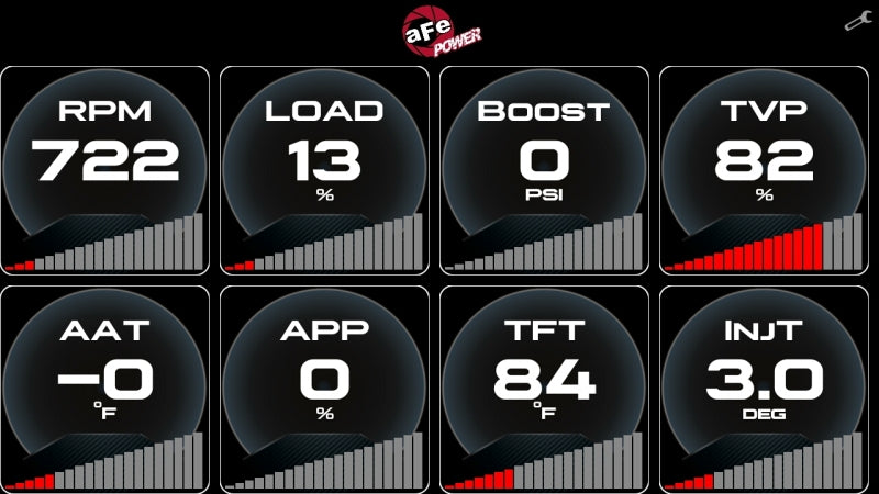 aFe AGD Advanced Gauge Display Digital 5.5in Monitor 08-18 Dodge/RAM/Ford/GM Diesel Trucks - 77-91001