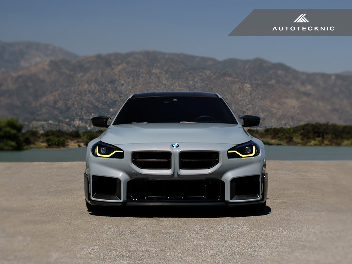 AutoTecknic Dry Carbon Motorsport Front Grille - BMW G87 M2