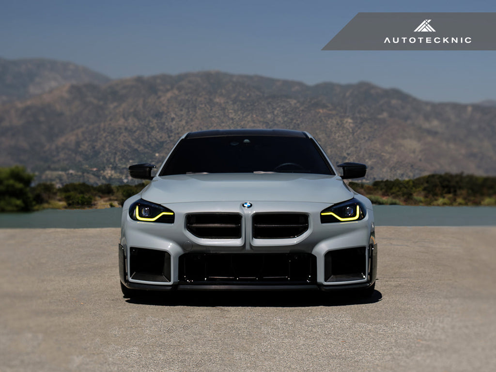 AutoTecknic Dry Carbon Motorsport Front Grille - BMW G87 M2