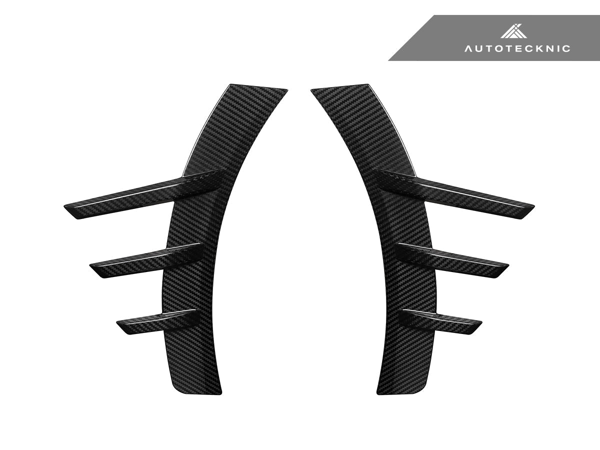 AutoTecknic Dry Carbon Rear Fender Arch Trim Set - BMW G87 M2