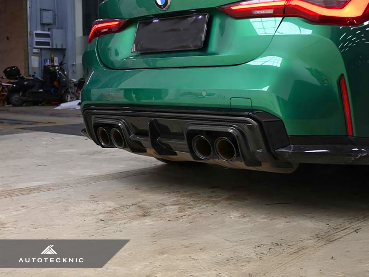 AutoTecknic Dry Carbon Versus Rear Diffuser - BMW G80/ G81 M3 | G82/ G83 M4