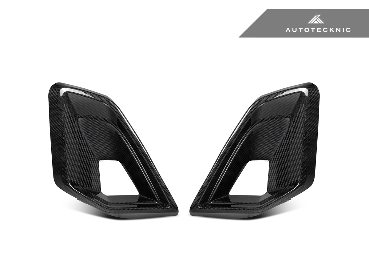 AutoTecknic Carbon Fiber Front Bumper Air Vent Set - BMW G05 X5 M-Sport LCI