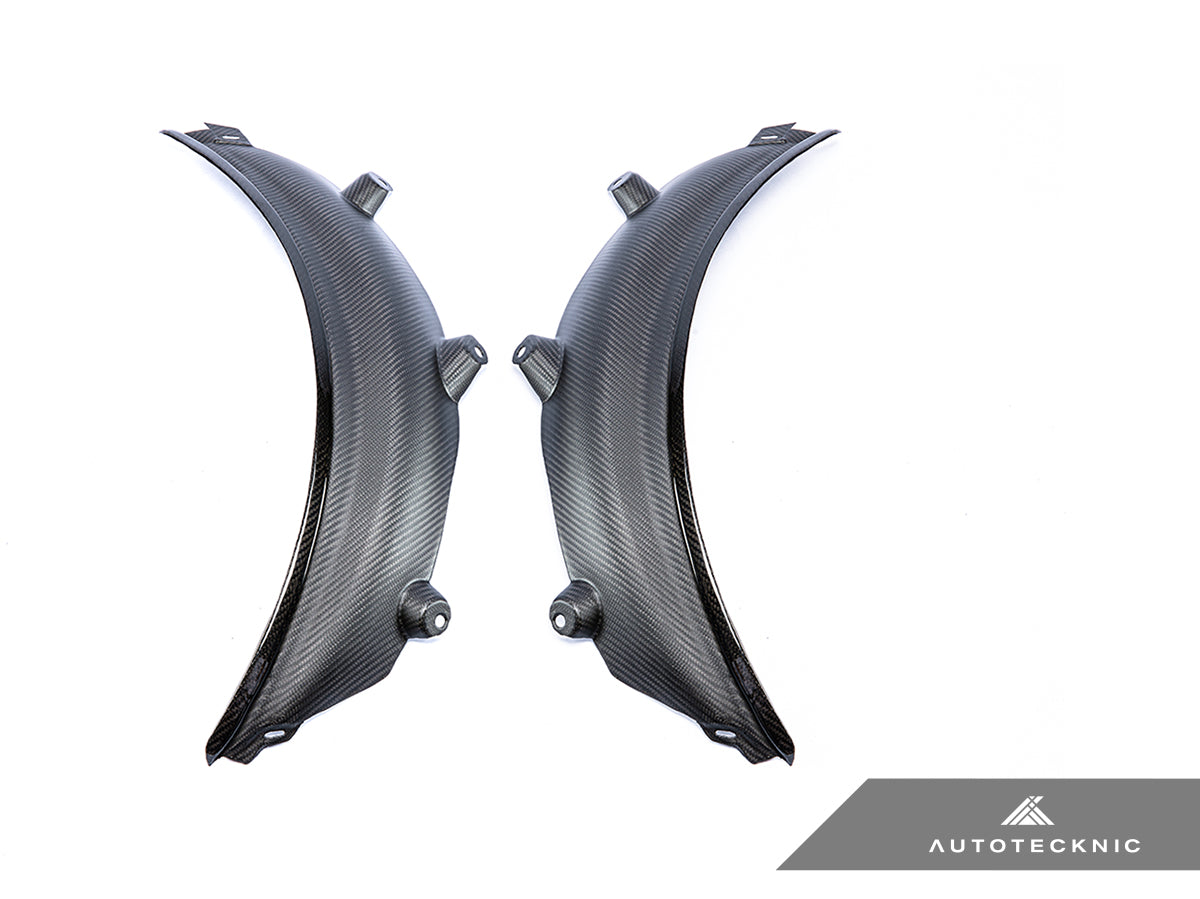 AutoTecknic Carbon Fiber Rear Wheel Arch Extension Set - BMW G80 M3