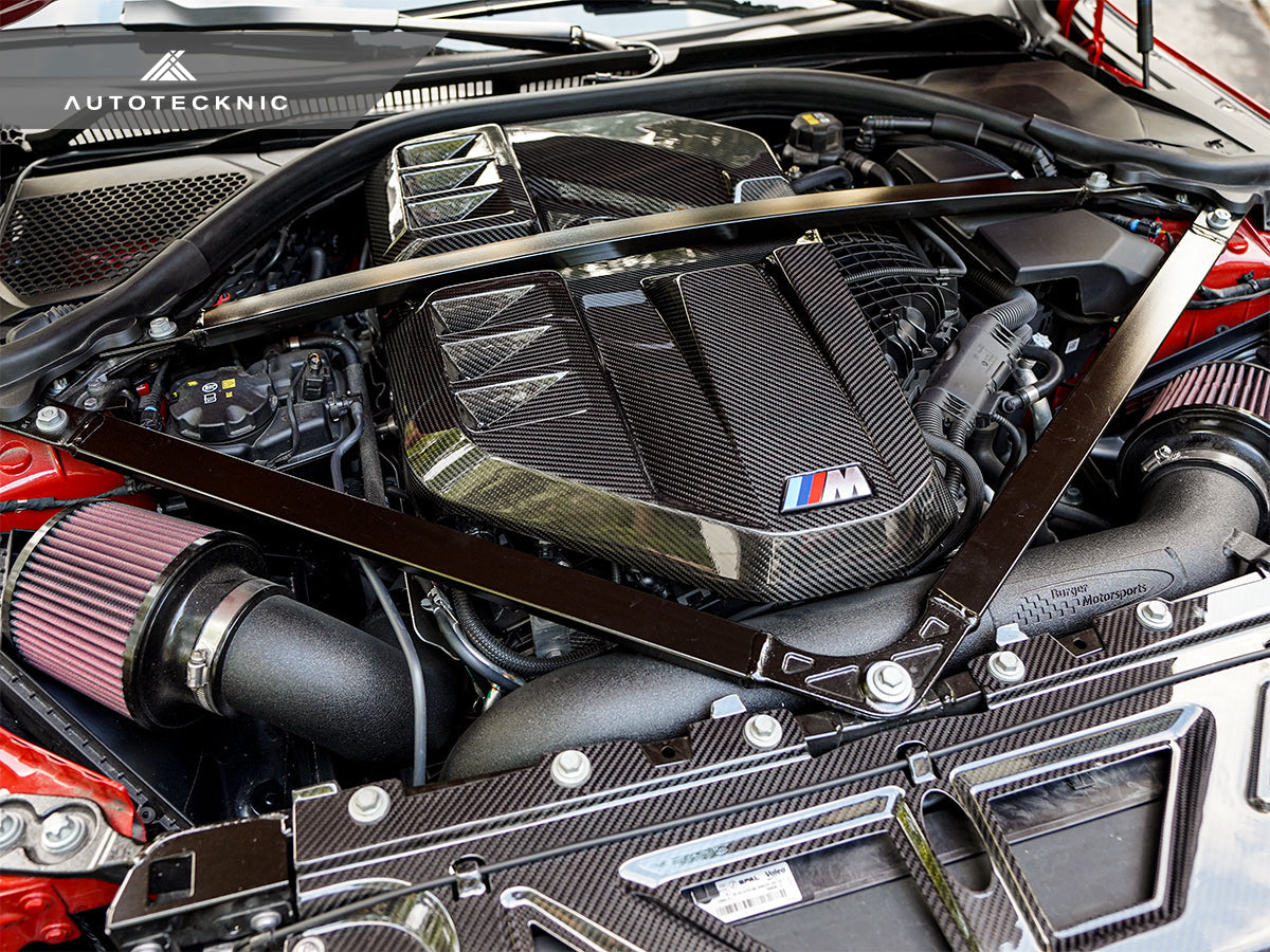 AutoTecknic Dry Carbon Fiber Engine Cover - BMW G80 M3 | G82/ G83 M4