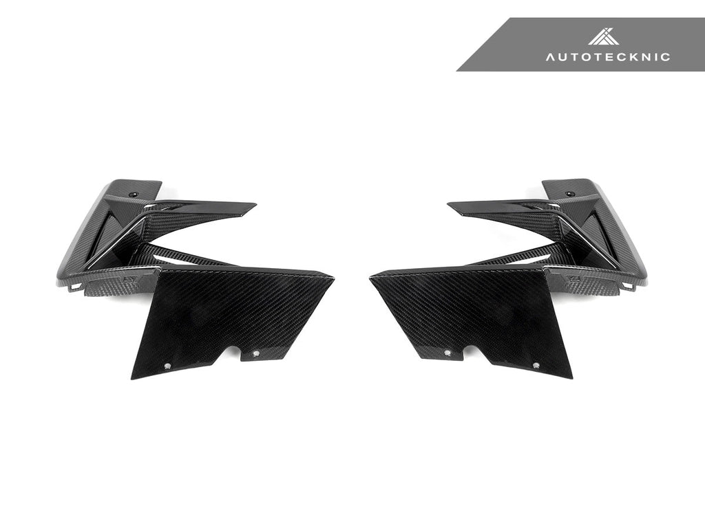 AutoTecknic Dry Carbon Front Bumper Trim Set - BMW F97 X3M LCI | F98 X4M LCI