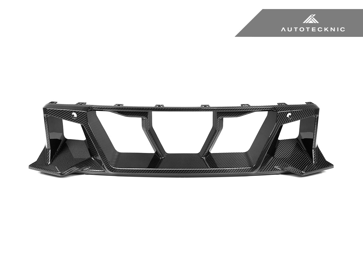 AutoTecknic Dry Carbon Corsa Center Bumper Trim - BMW G87 M2