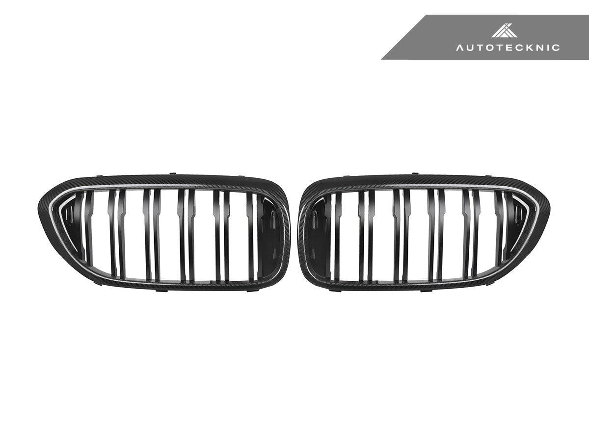 AutoTecknic Carbon Fiber Front Grille Set - BMW G30 5-Series Pre-LCI