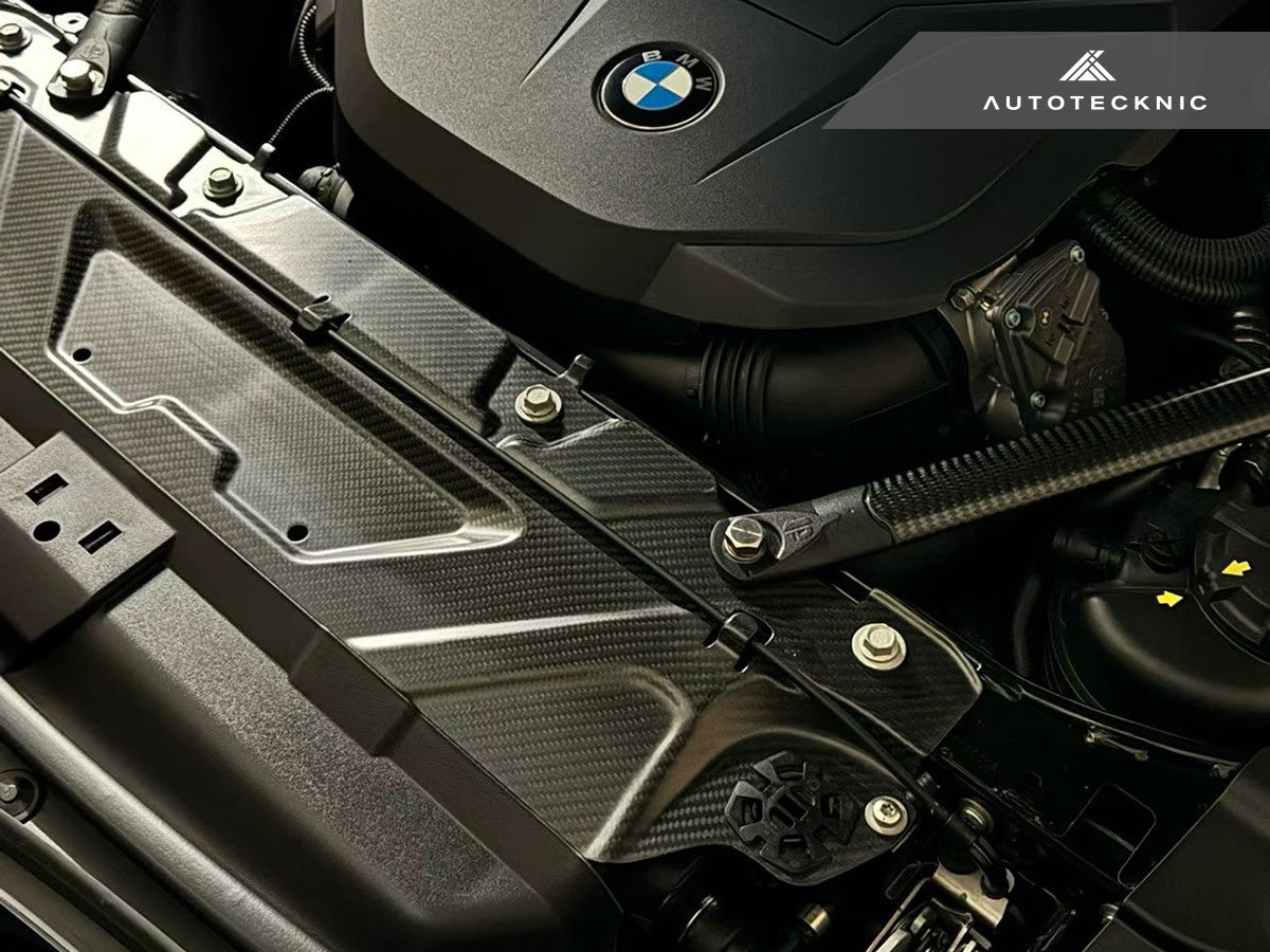AutoTecknic Dry Carbon Fiber Cooling Shroud - BMW G42 2-Series