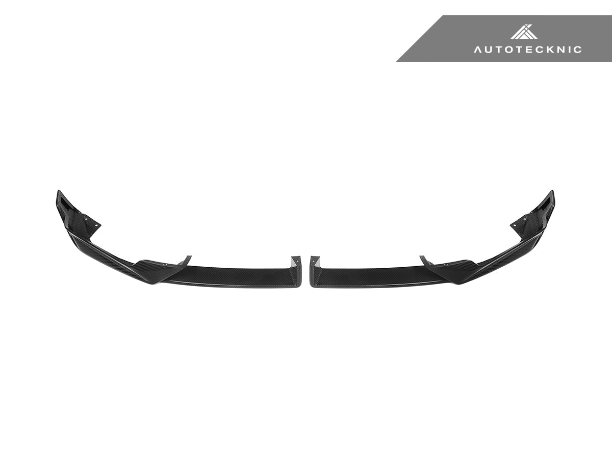 AutoTecknic Dry Carbon Front Lip Set - BMW G05 X5 M-Sport LCI