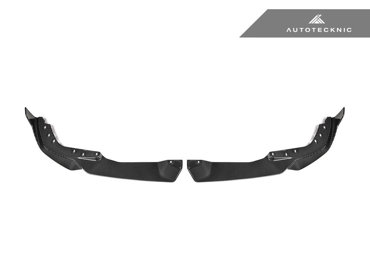 AutoTecknic Dry Carbon Performante Front Splitter Set - BMW G20 3-Series M-Sport LCI