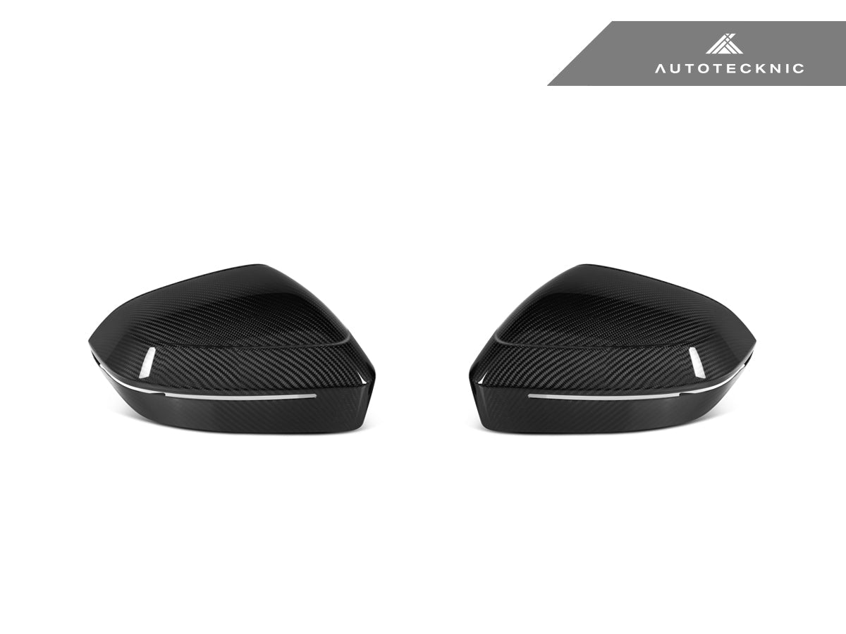 AutoTecknic Dry Carbon Fiber Mirror Cap Set - BMW G60 5-Series | G70 7-Series