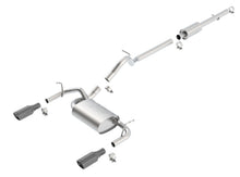 Load image into Gallery viewer, Borla 12-16 Jeep Wrangler 3.6L AT/MT 4DR 4WD S SQ RL AC SR 2.5in 2in TIP 3.5inx3.28in Black Chrome - 140459BC