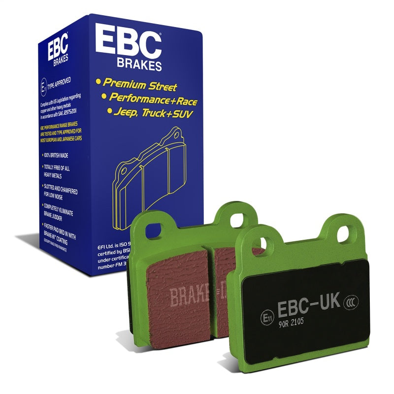 EBC 71-79 Volkswagen Beetle 1.3 (1300) Greenstuff Front Brake Pads - DP2105