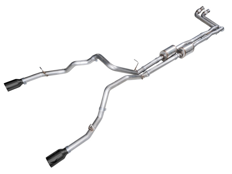 AWE Tuning 2025+ RAM 1500 3.0TT Rebel 0FG Cat-Back Exhaust w/ Diamond Black Tips - 3015-33531
