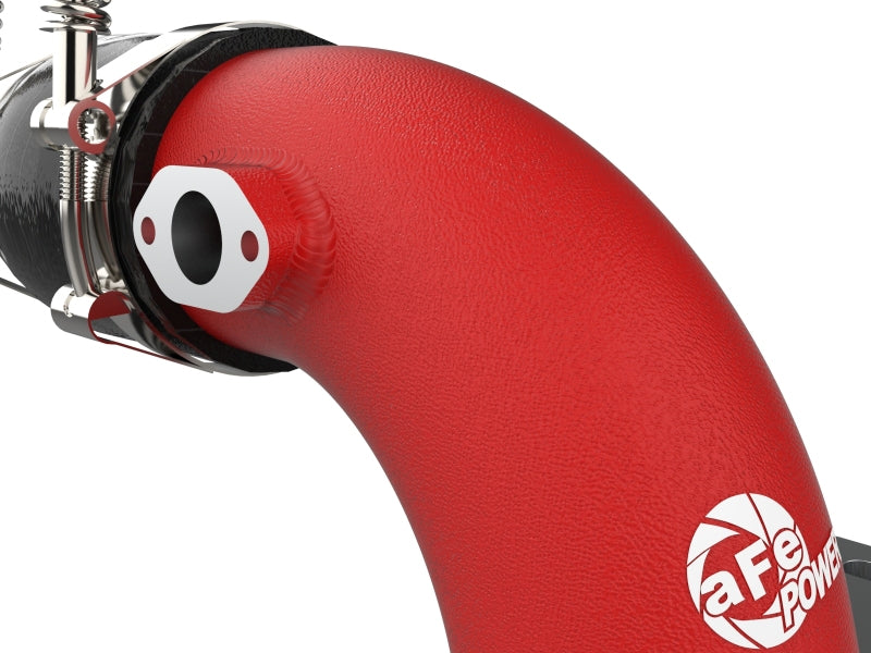 aFe Kia Stinger 18-22 V6-3.3L (tt) BladeRunner Cold Charge Pipe- Red - 46-20509-R