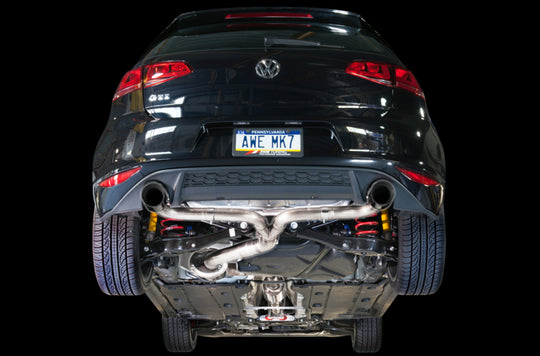 AWE Tuning VW MK7 GTI Touring Edition Exhaust - Chrome Silver Tips - 3015-32046