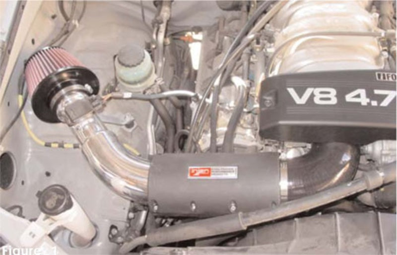 Injen 00-04 Tundra / Sequoia 4.7L V8 & Power Shield only Wrinkle Black Power-Flow Air Intake System - PF2018WB