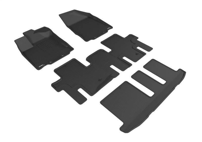 3D MAXpider 13-20 Infiniti QX60 / JX 2013 Kagu Black Full Set - L1IN02901509