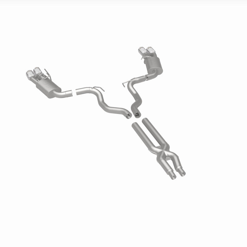 MagnaFlow SYS Cat-Back 2018 Ford Mustang GT 5.0L Competition Dual Exit Polished 4in Tips - 19368