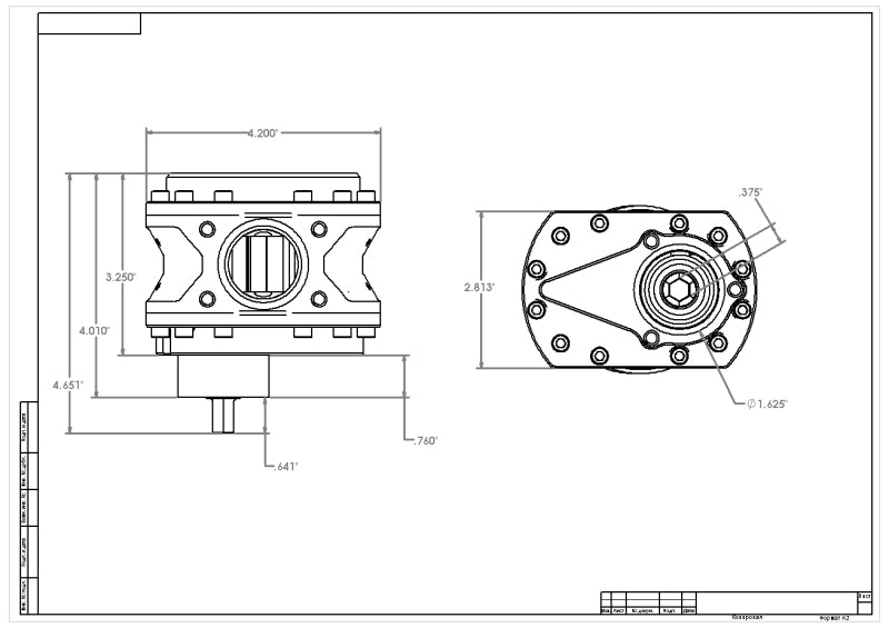 Aeromotive Spur Gear Extreme Fuel Pump - 3/8in Hex - .850 Gear - 18gpm - 11172