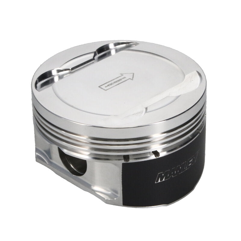 Manley Ford 3.7L Cyclone 3.770in Bore 1.239in Comp Height -5.0cc Dish Piston Set - 599510C-6