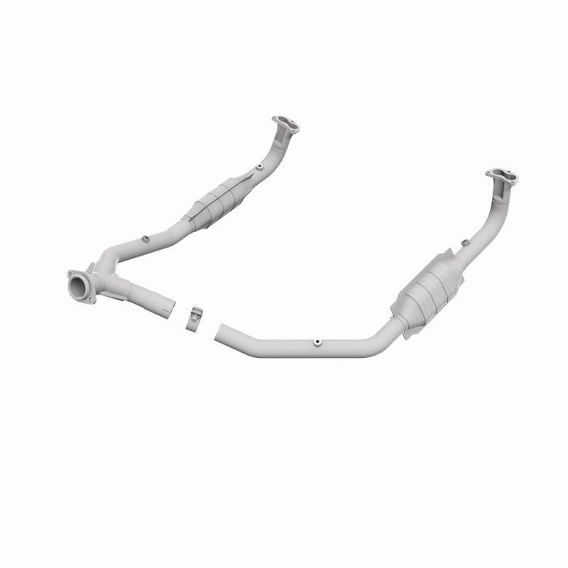 MagnaFlow DF Cat. Conv 97 Land Rover Defender 90 4.0L Y-Pipe Assy / 96-99 Discovery 4.0L Y-Pipe Assy - 93690