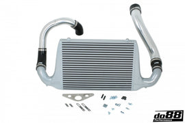 do88 87-93 SAAB 900 Turbo BigPack Front Mount Intercooler Kit w/Black Hoses - BIG-170-S