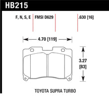 Load image into Gallery viewer, Hawk 93-98 Toyota Supra TT HT-10 Race Front Brake Pads - HB215S.630