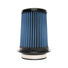 Injen SuperNano Web Dry Air Filter w/ Twist Lock Base- 3.5in Flange ID / 5.5in Base / 6.3in Height - X-1135-BB